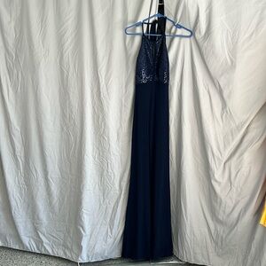 Navy Blue formal dress. Worn once for Prom